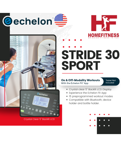 Echelon Stride 30 Sport Treadmill