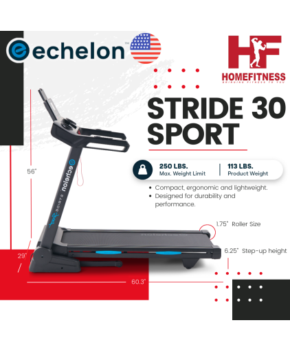 Echelon Stride 30 Sport Treadmill