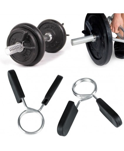 14" Dumbbell Bar with Spring Collar (per pcs) (Dia: 2.5cm)