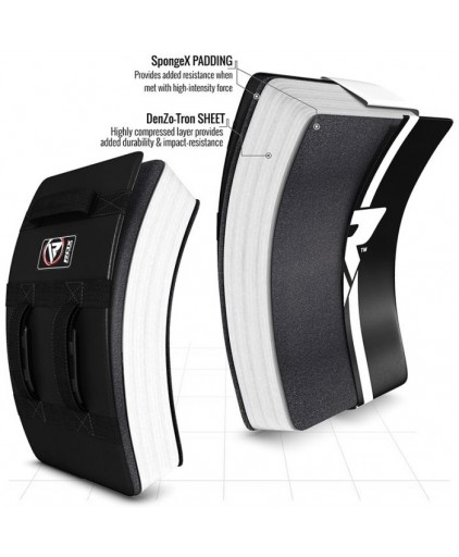 RDX T1 Curved Kick Shield with Nylon Handles