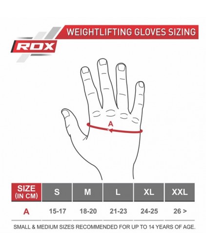 RDX F41 Full Finger Gym Gloves in Red