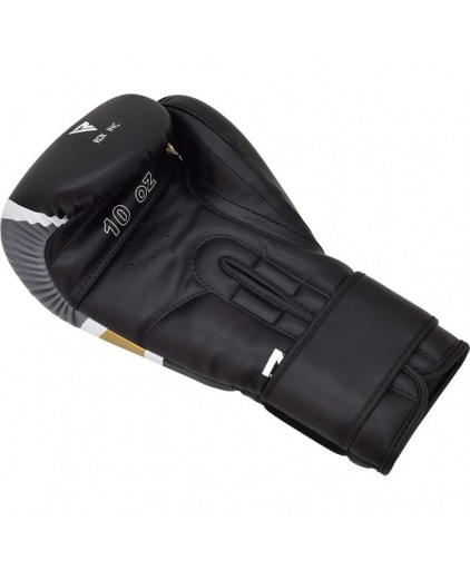 RDX Boxing Gloves in Black/Gold
