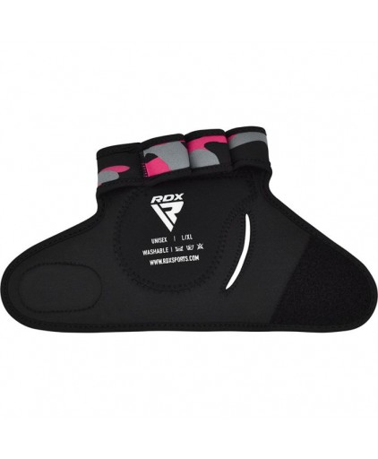 RDX R2 Weightlifting Grip w Short Strap in Pink