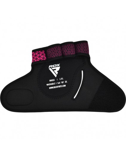 RDX R3 Weightlifting Grip w Short Strap in Pink