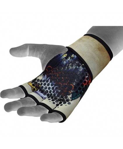 RDX T2 Weightlifting Grip w Long Strap