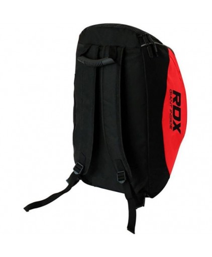 RDX R1 Duffel Bag with Backpack Straps in Red/Black
