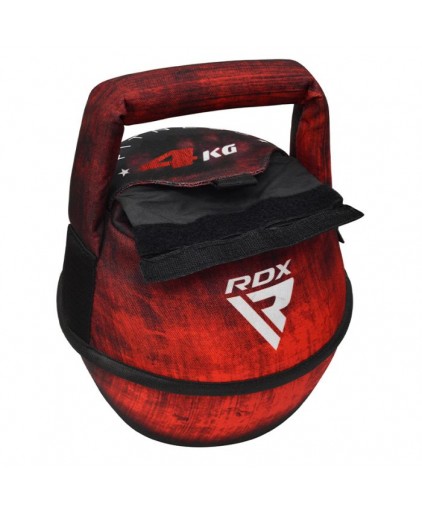 RDX F1 Sand Filled Kettlebell in Red/Black (4-10KG)