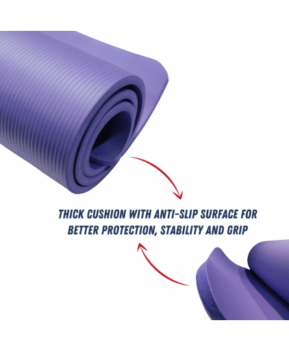 NBR Yoga Mat with 10mm Thickness